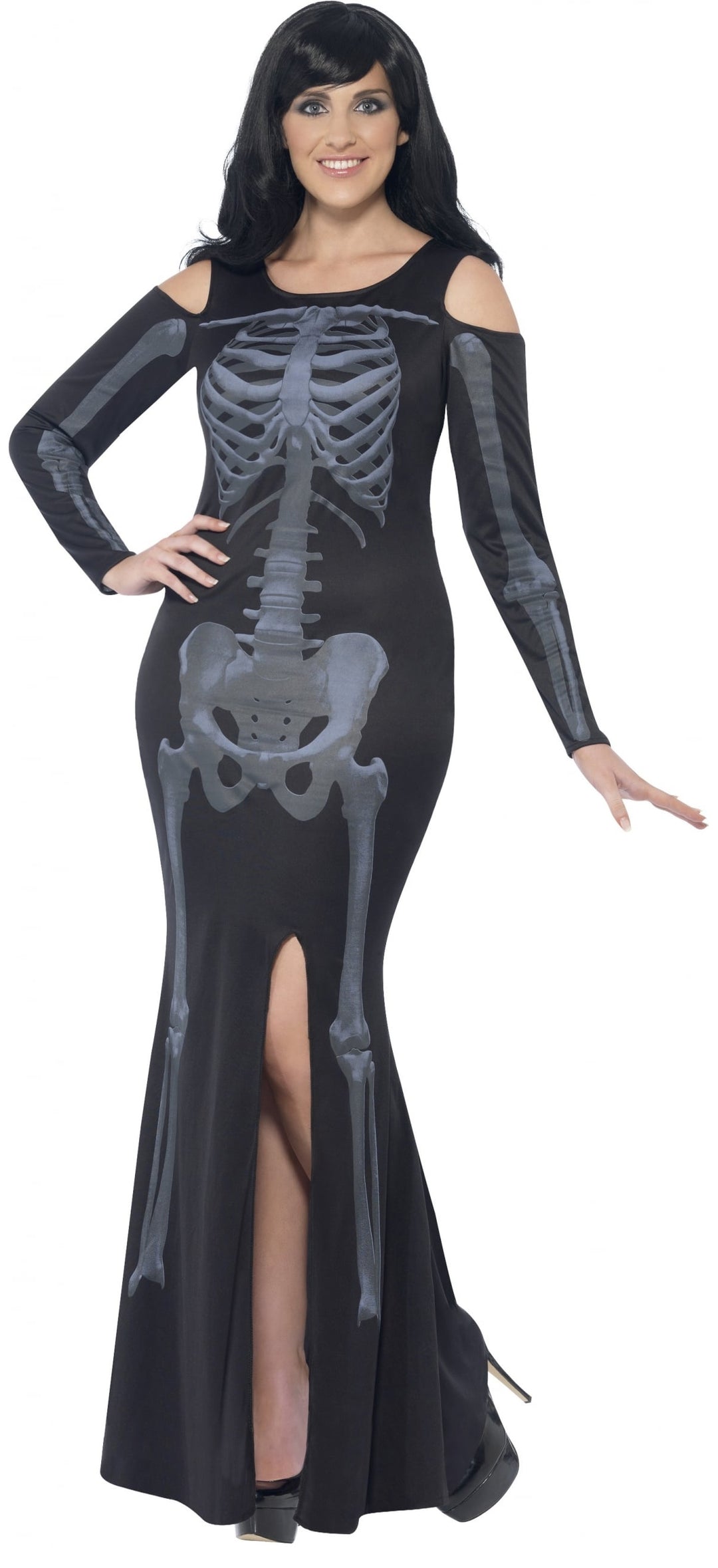 Curves Eerie Skeleton Ladies Costume
