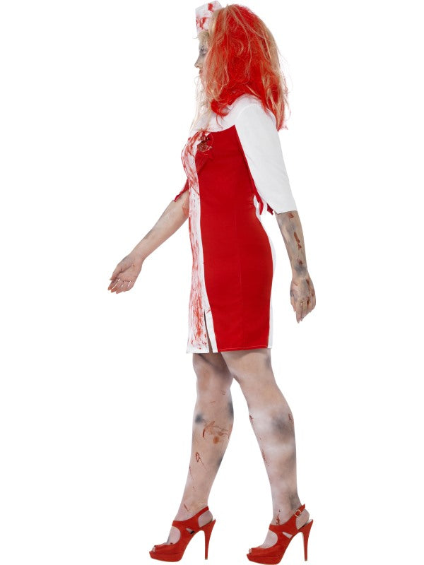Curves Terrifying Zombie Nurse Ladies Costume