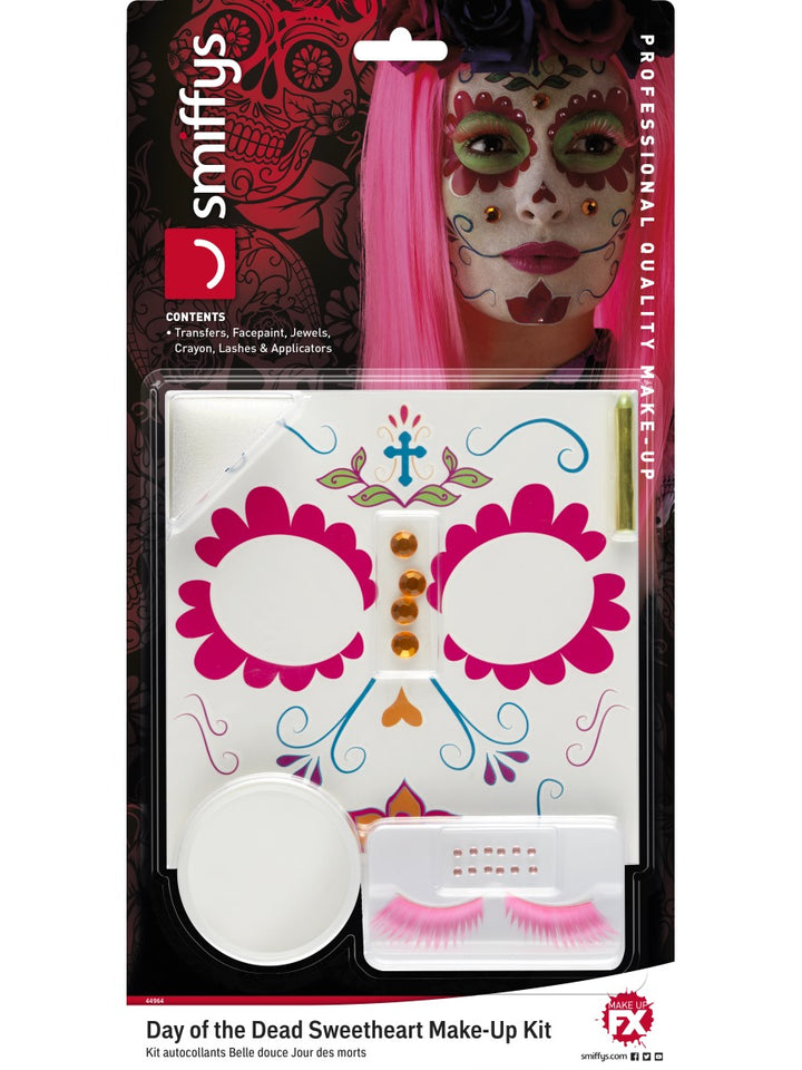 Day of the Dead Sweetheart Make-Up Kit Festive Face Art
