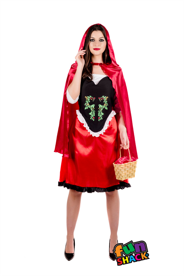 Traditional Red Riding Hood Ladies Costume