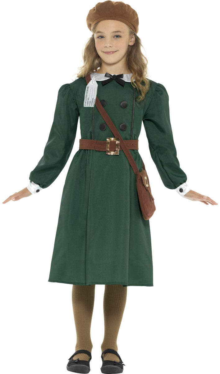 Historical WW2 Evacuee Girls Costume