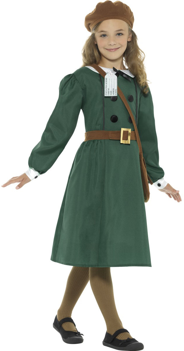 Historical WW2 Evacuee Girls Costume