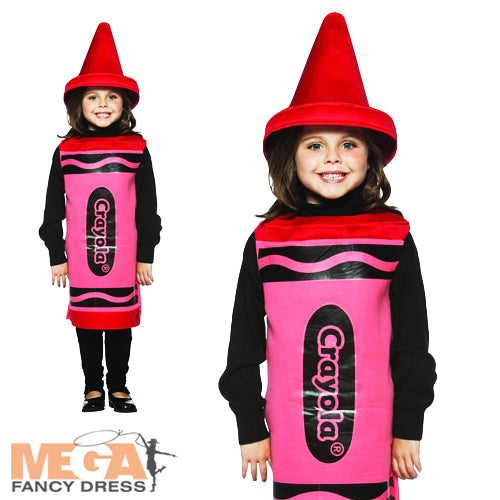 Kids Crayola Crayon Novelty Fancy Dress Costume