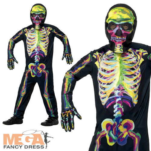 Glow in the Dark Sinister Skeleton Costume