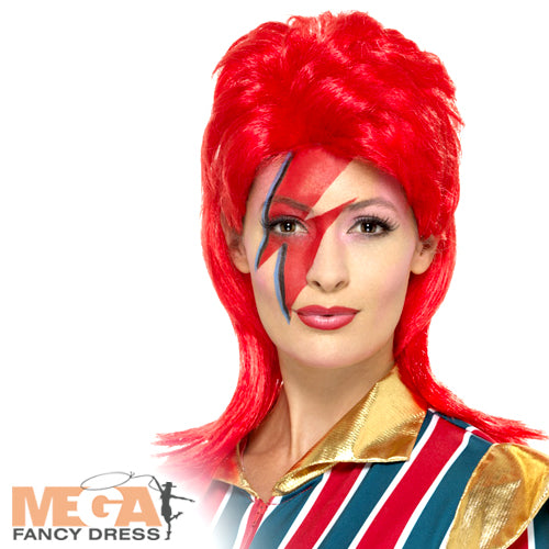 Space Superstar Wig Futuristic Costume Accessory