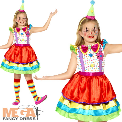 Fun Deluxe Clown Girls Costume