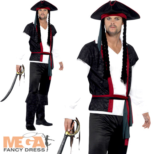 Aye Aye Pirate Captain Seafaring Men's Costume
