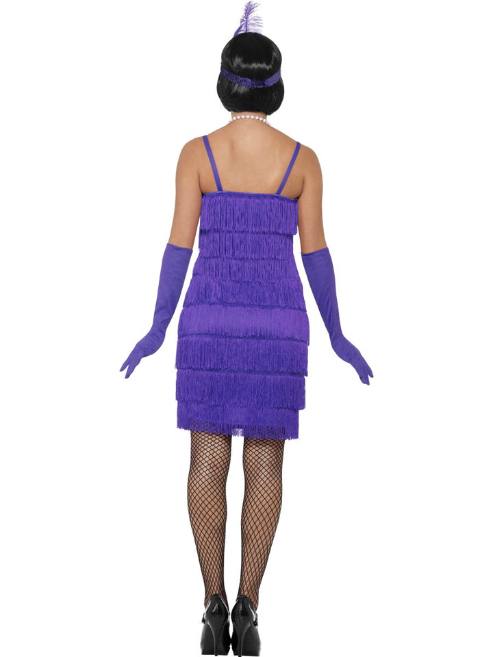 1920s Purple Flapper Dance Costume
