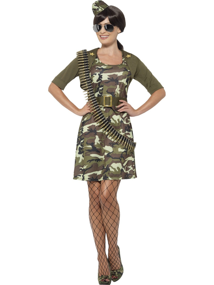 ladies army fancy dress Military Army Girls Halloween