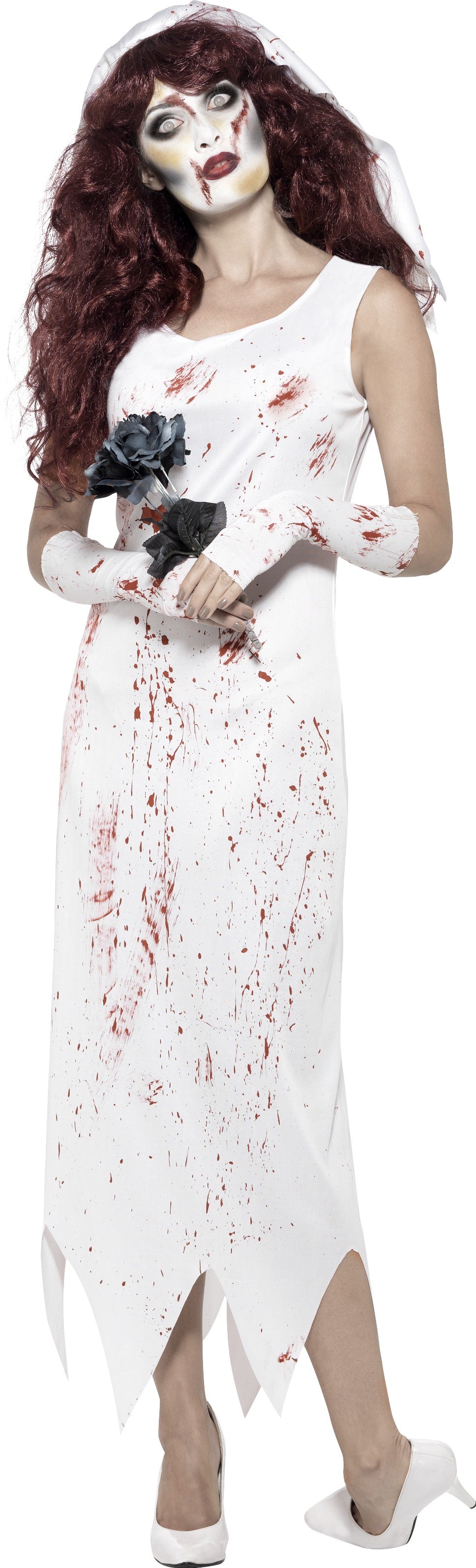 Horrifying Zombie Bride Ladies Costume