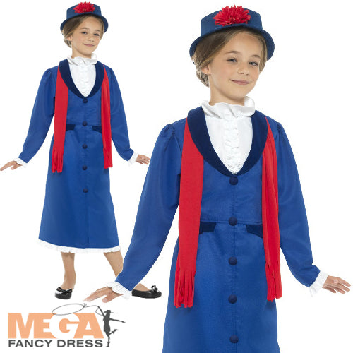 Elegant Victorian Nanny Girls Fancy Dress