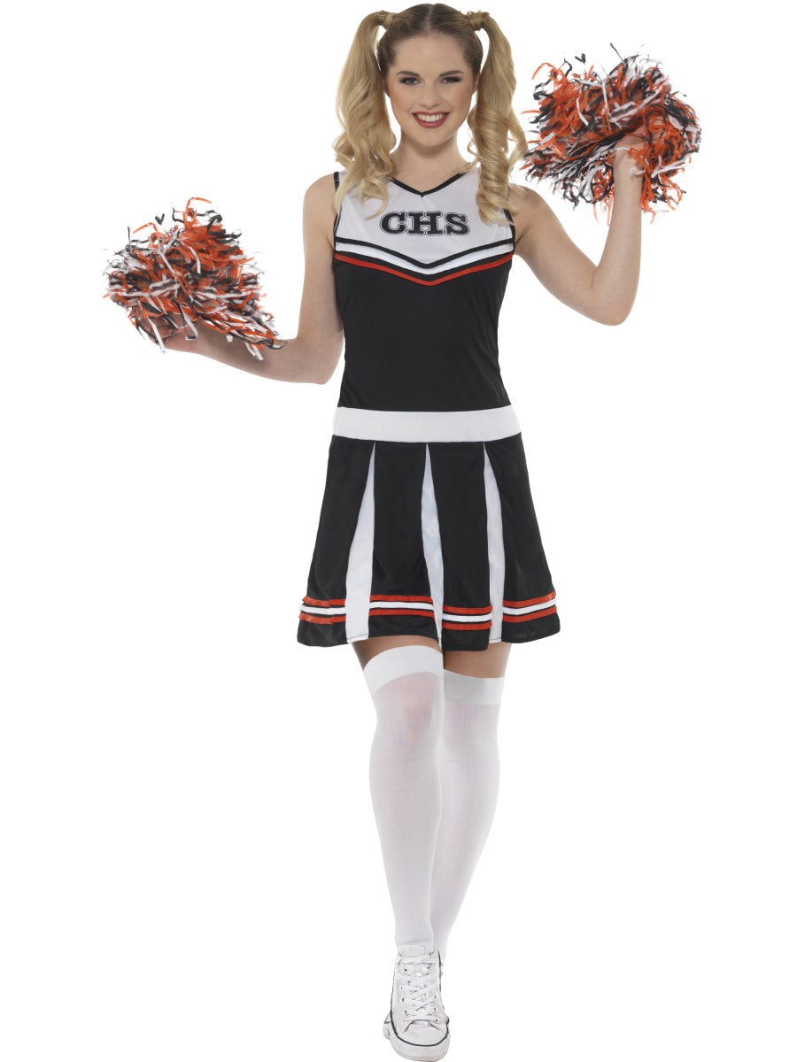 Spirited Cheerleader Fancy Dress Costume