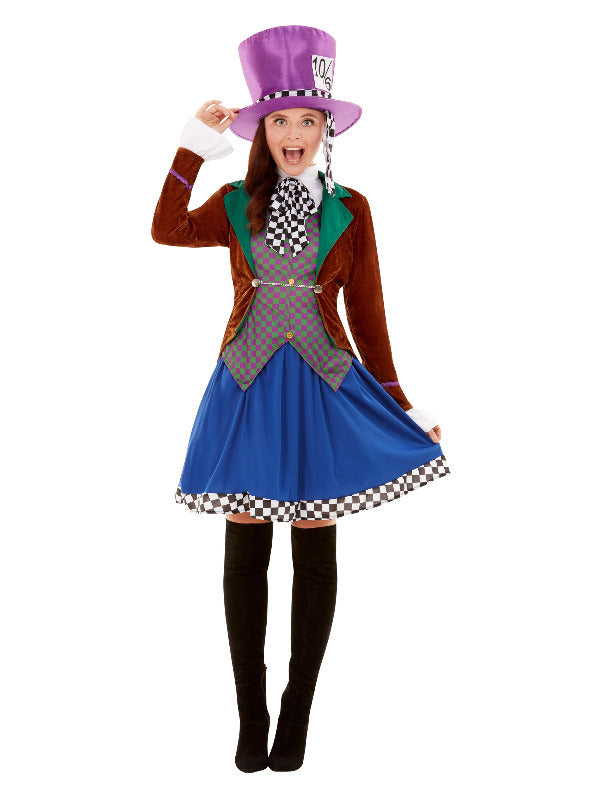 Whimsical Miss Mad Hatter Costume for Ladies