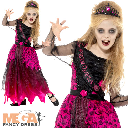 Darkly Elegant Deluxe Gothic Prom Queen Costume
