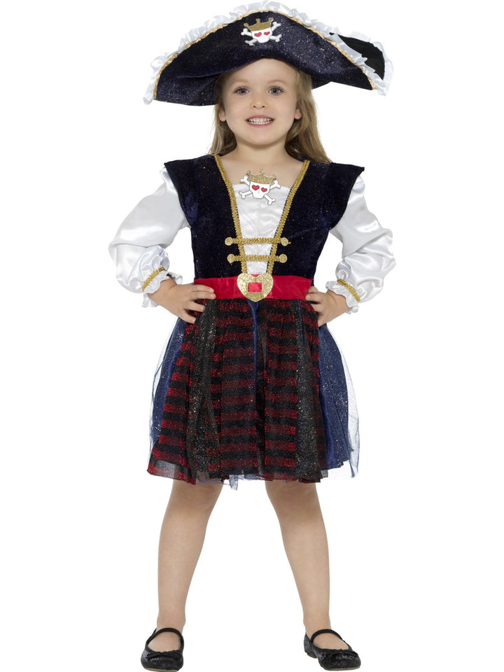 Sparkling Deluxe Pirate Costume for Girls