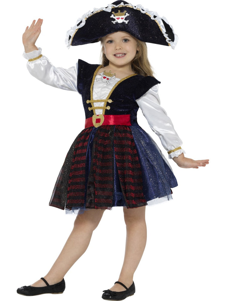Sparkling Deluxe Pirate Costume for Girls
