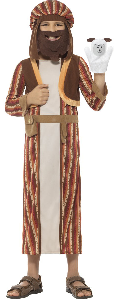 Boys Shepherd Nativity Kids Christmas Fancy Dress Costumes