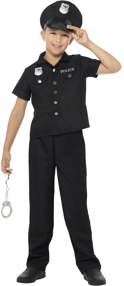 New York Cops Boys Costume Police Uniform