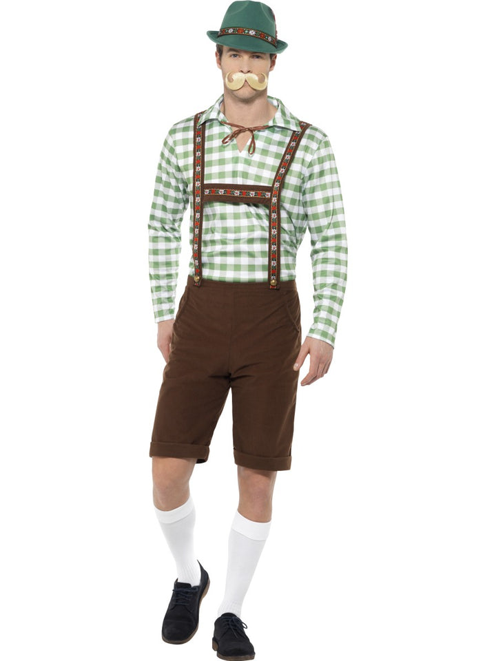 Traditional Alpine Bavarian Folk Costume