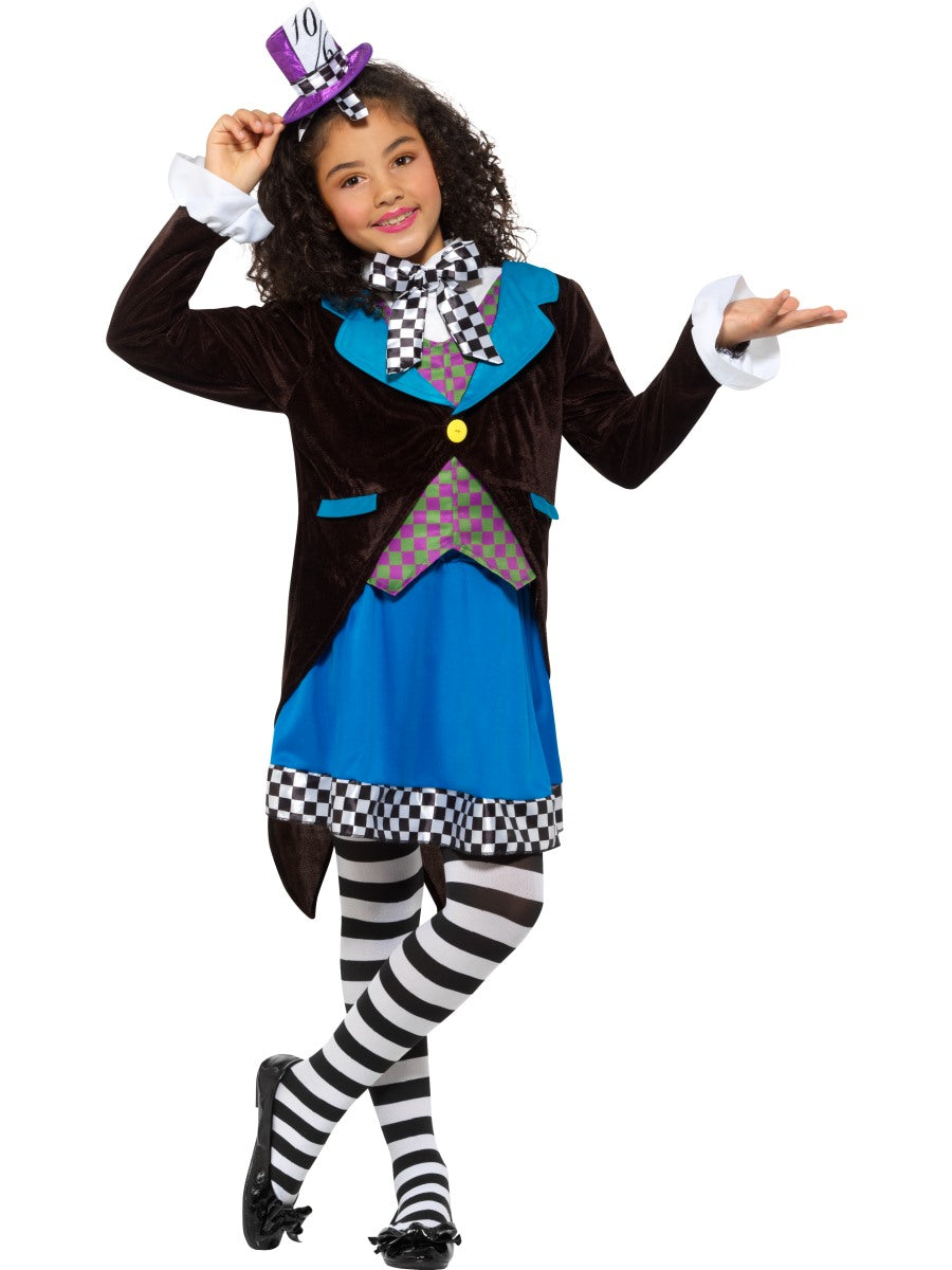 Imaginative Little Miss Hatter Costume for Girls