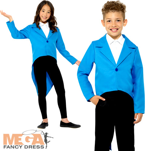 Stylish Blue Tailcoat Accessory for Kids