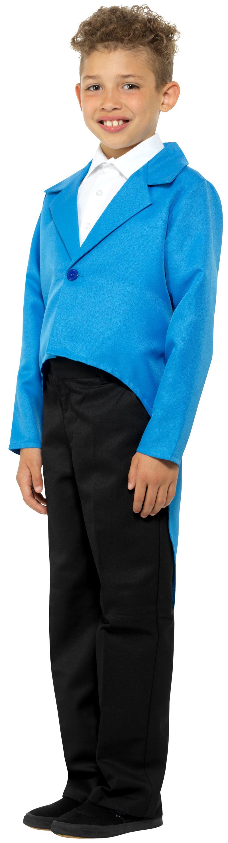 Stylish Blue Tailcoat Accessory for Kids