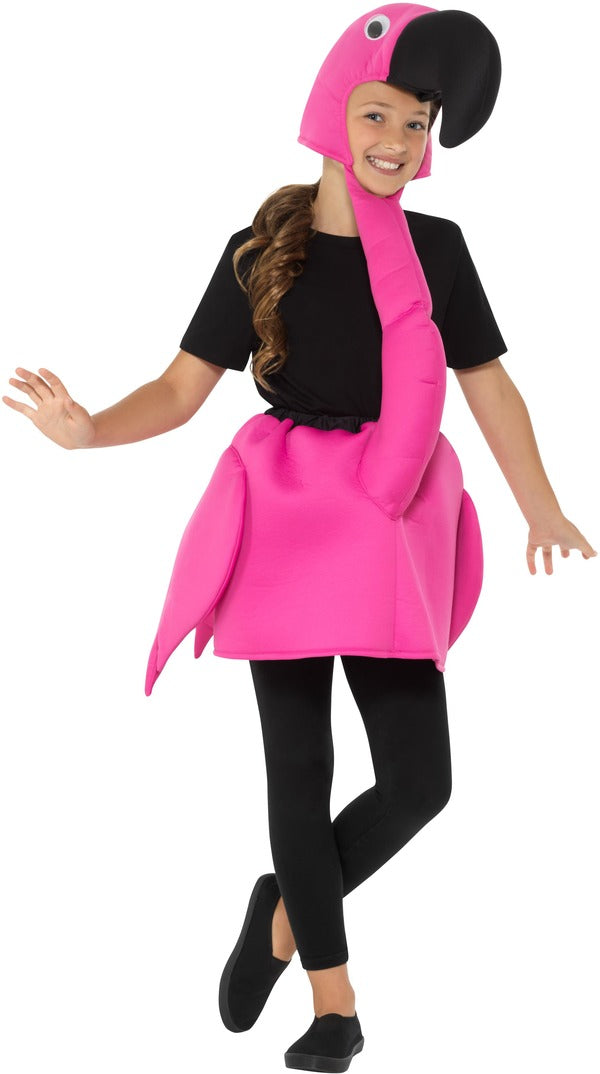 Shop Kids Flamingo Costume Mega Fancy Dress Mega Fancy Dress UK