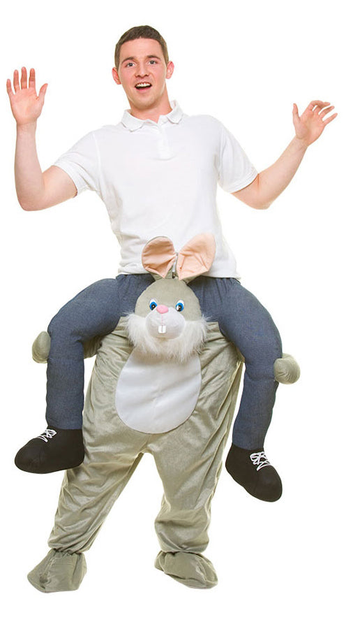 Carry Me Funny Rabbit Whimsical Animal Adults Costume