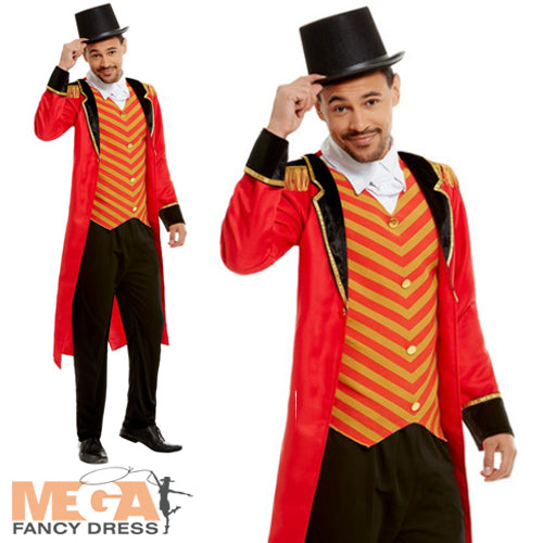 Deluxe Ringmaster Mens Costume Circus Outfit