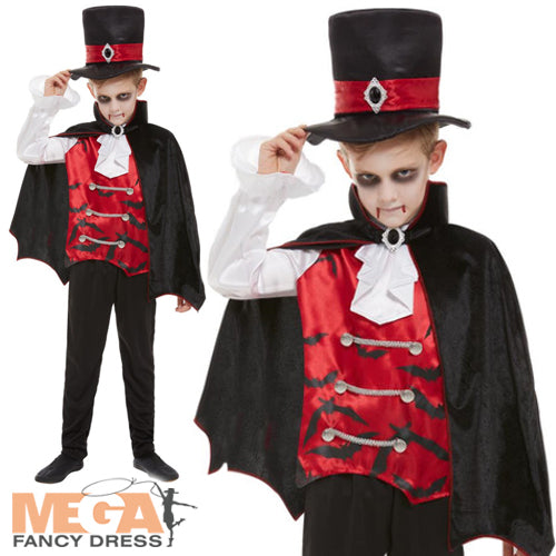 Vampire Boys Fancy Dress Halloween Costume