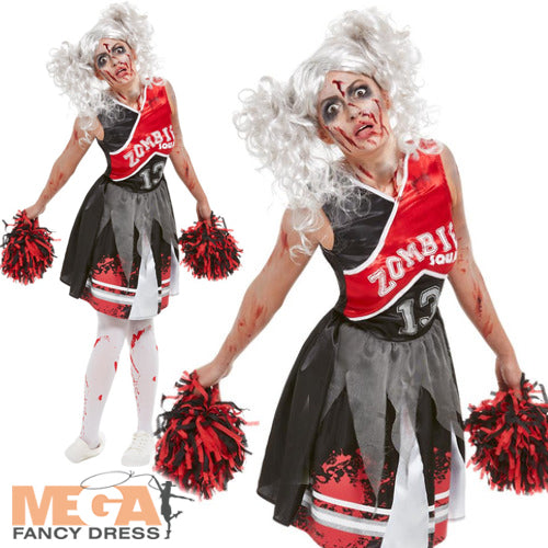 Zombie Cheerleader Womens Costume Halloween