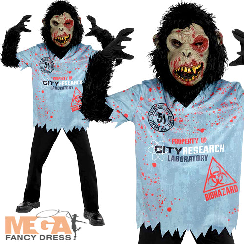 Chimp Zombie Boys Costume
