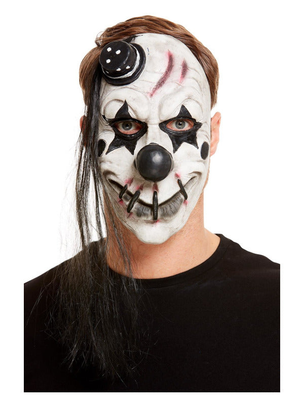 Scary Clown Latex Mask Frightening Carnival Accessory