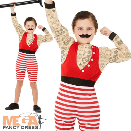 Deluxe Strong Boy Costume Superhero Outfit