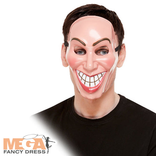Male Smiler Mask Mysterious Facepiece