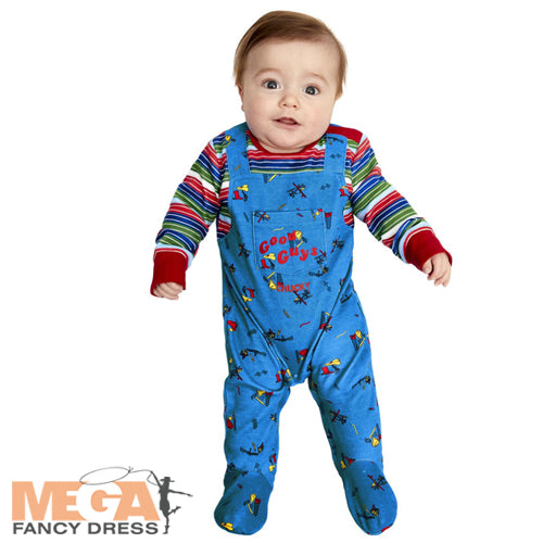Officially Licensed Baby Chucky Halloween Fancy Dress Costume