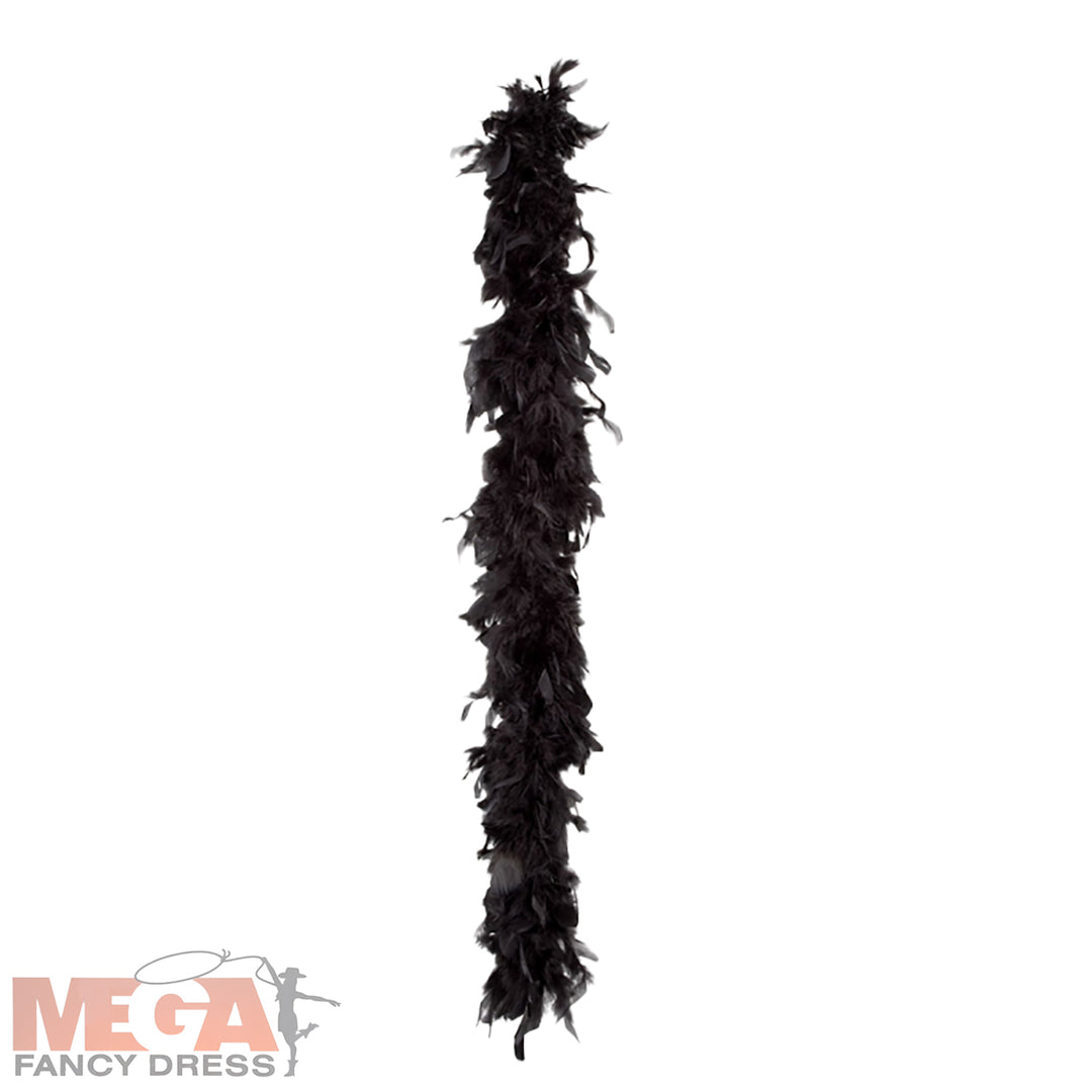 Feather Boa 50 gr. Black