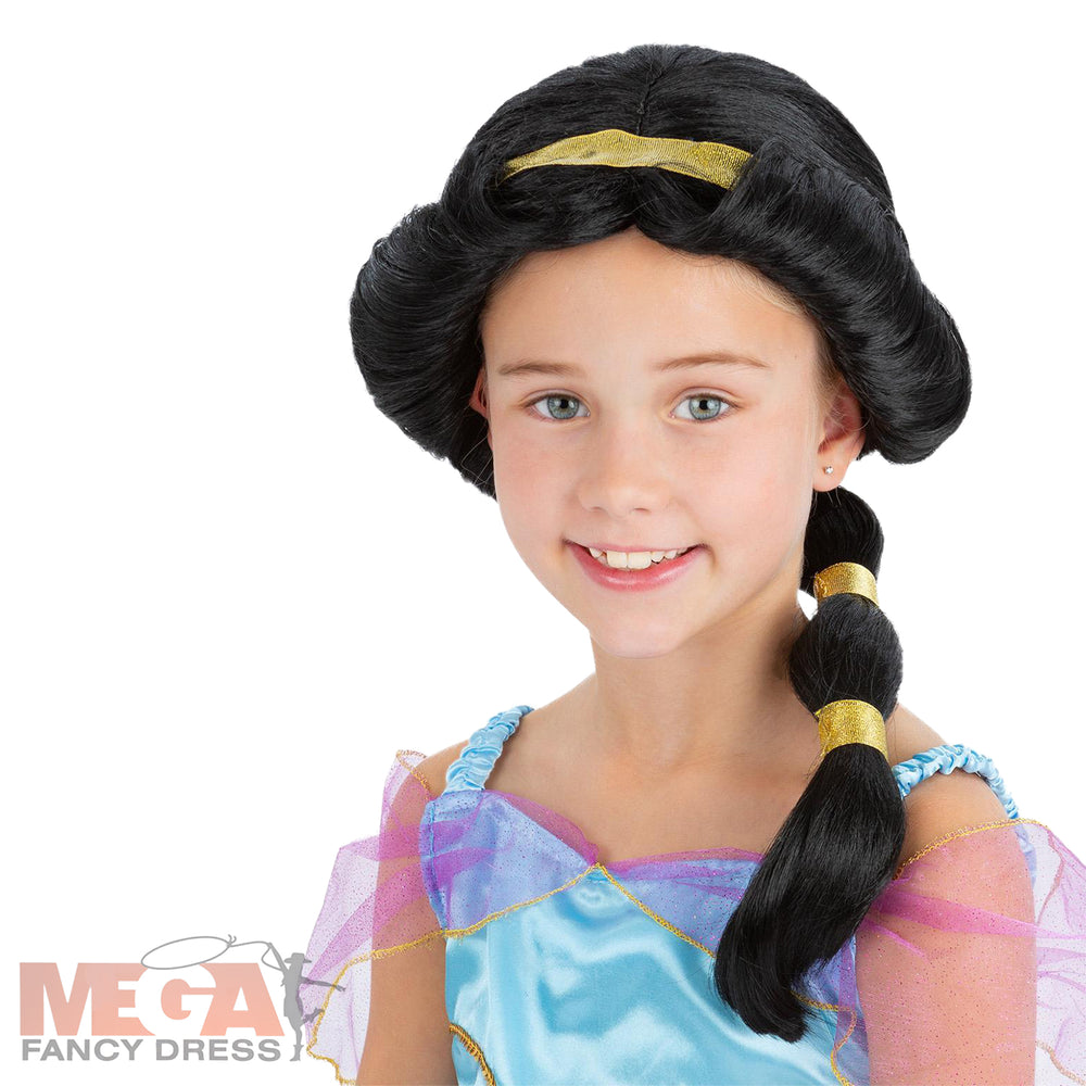 Arabian Princess Costume Accessory Wig for Girls