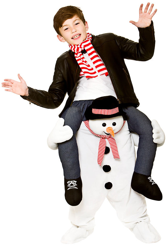Carry Me Snowman Kids Festive Costume