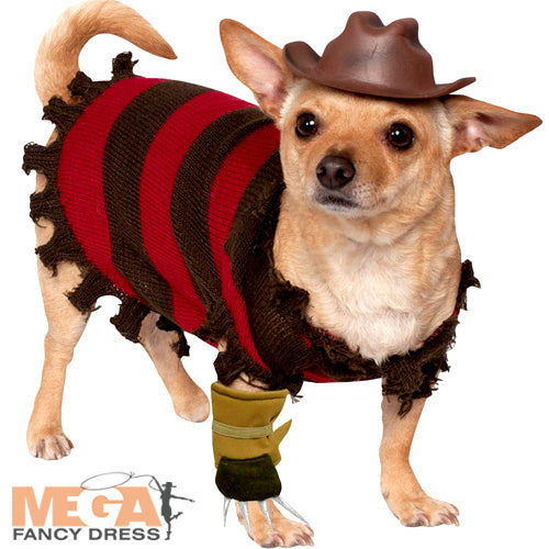 Freddy Kruger Dog Costume
