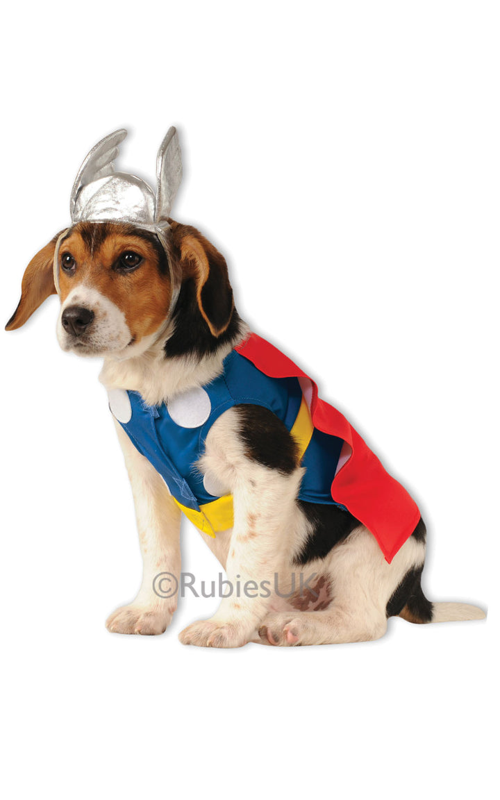 Thor Pet Dog Costume Superhero Pet Outfit