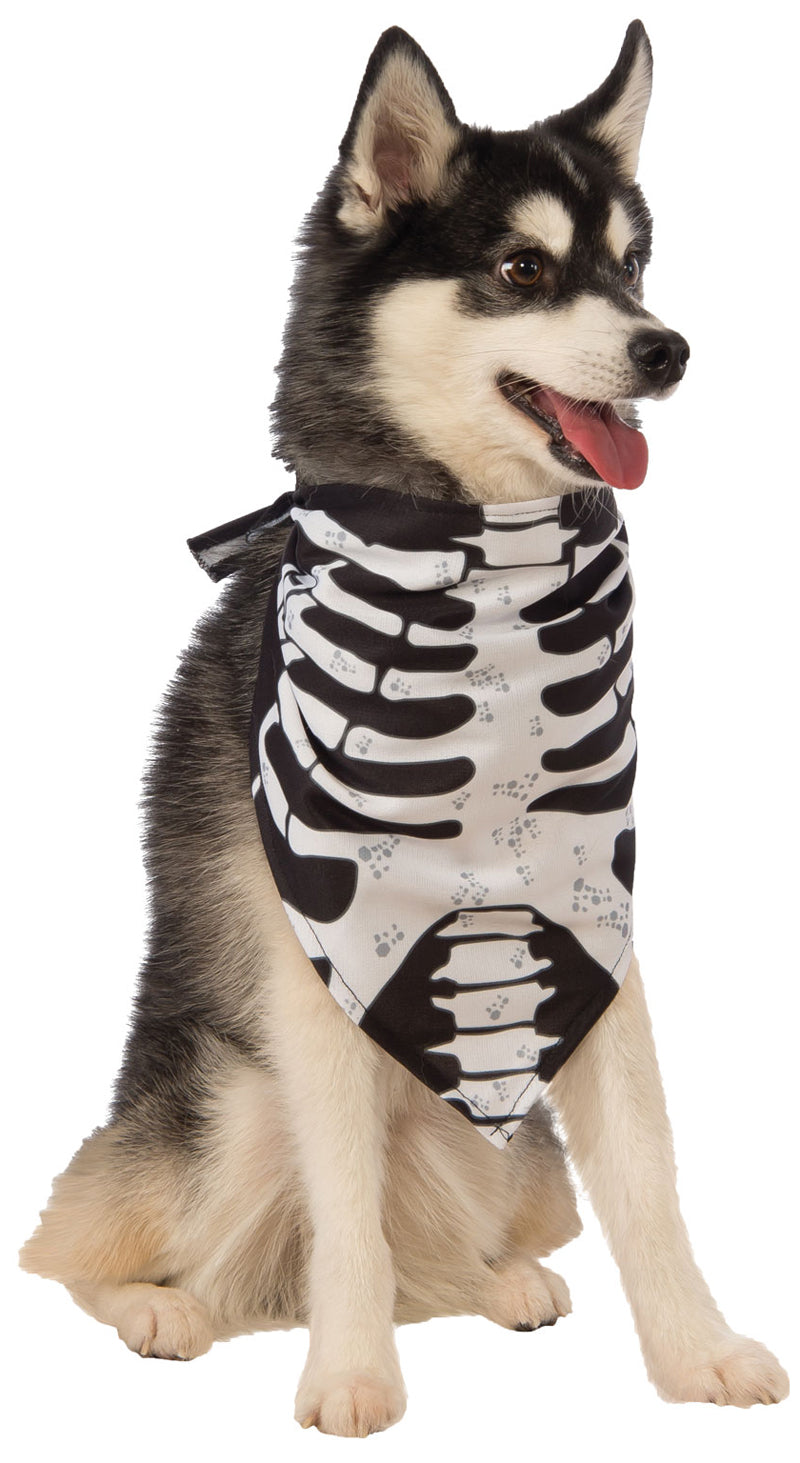 Skeleton Bandana Dog Accessory Pet Halloween Accessory