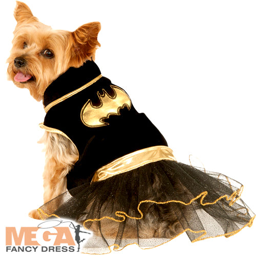 Batgirl Pet Dog Costume Superhero Pet Outfit