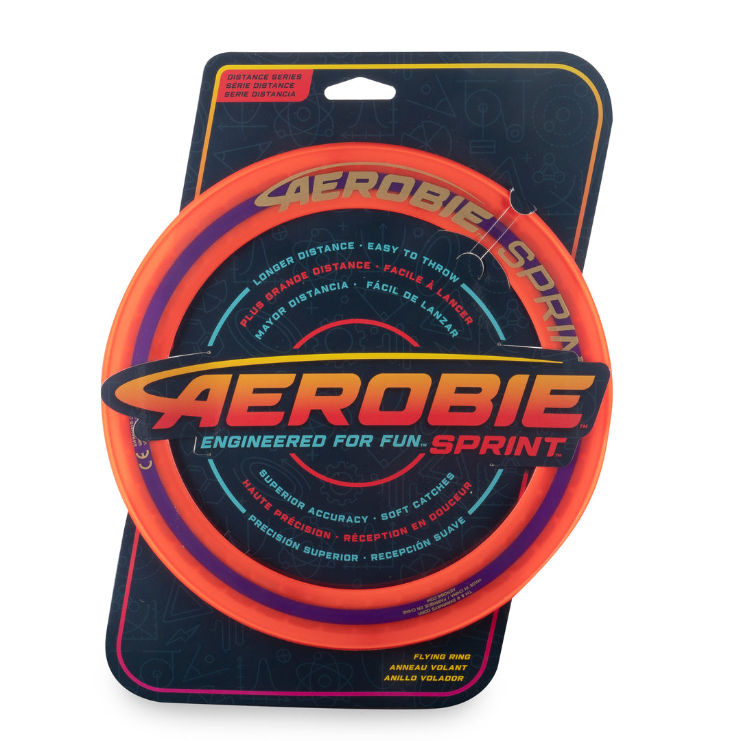 Kids Aerobie Sprint Ring Flying Toy Game Frisbee