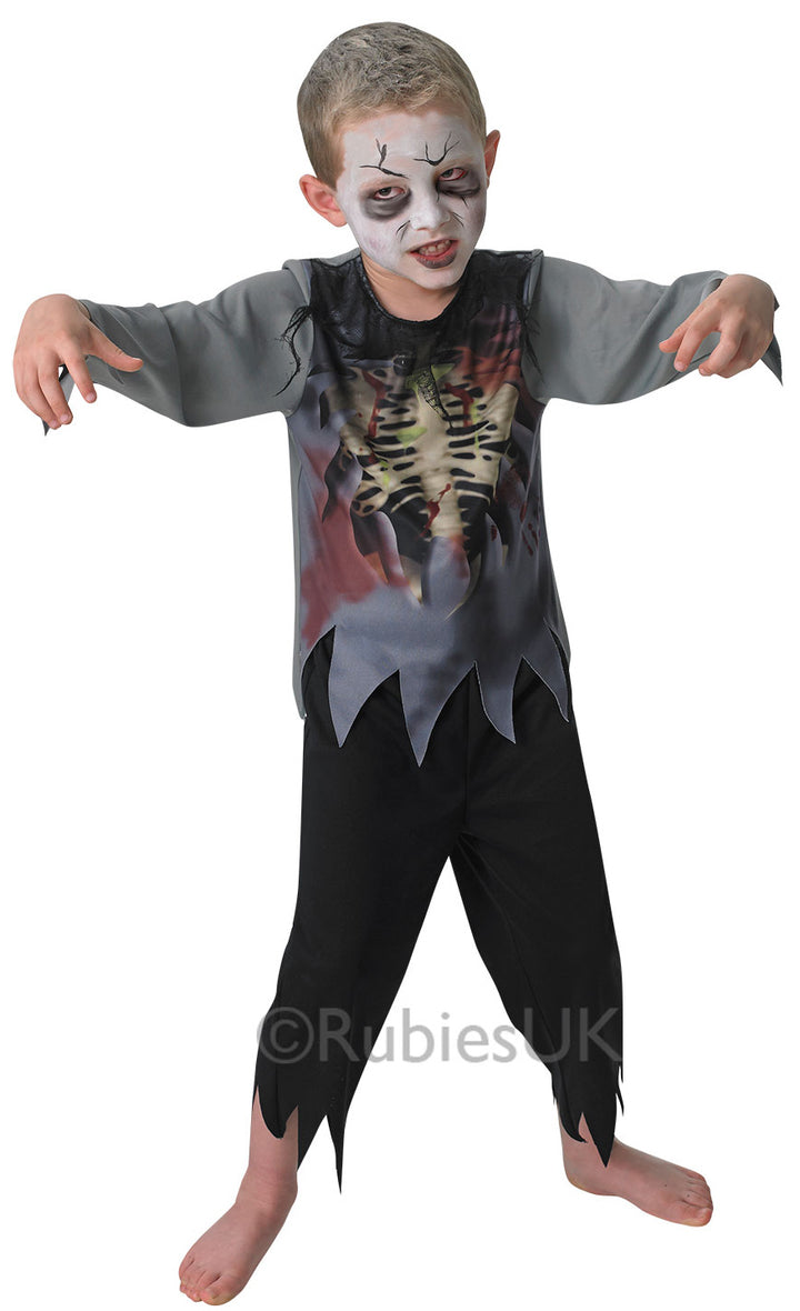 Childs Zombie Boy Costume Halloween Outfit