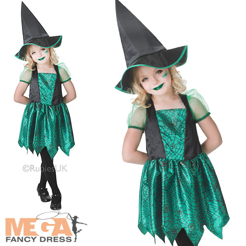 Green Spider Witch Costume