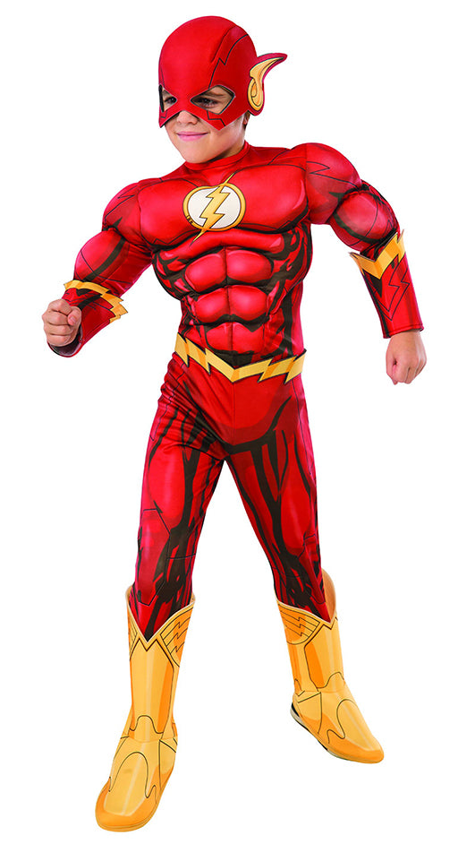 Deluxe The Flash Kids Costume Superhero Outfit