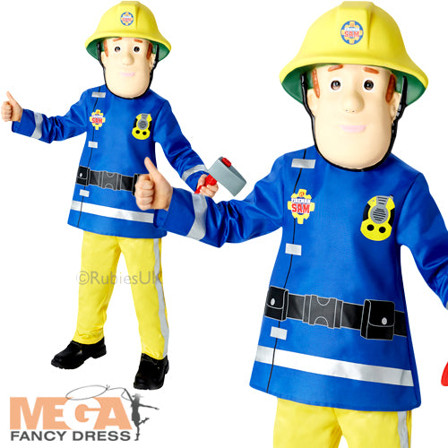Fireman Sam Costume Kids Fancy Dress