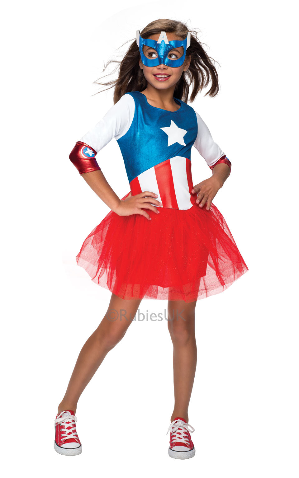 Metallic Captain America Costume Superhero Outfit