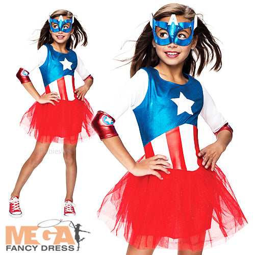Metallic Captain America Costume Superhero Outfit